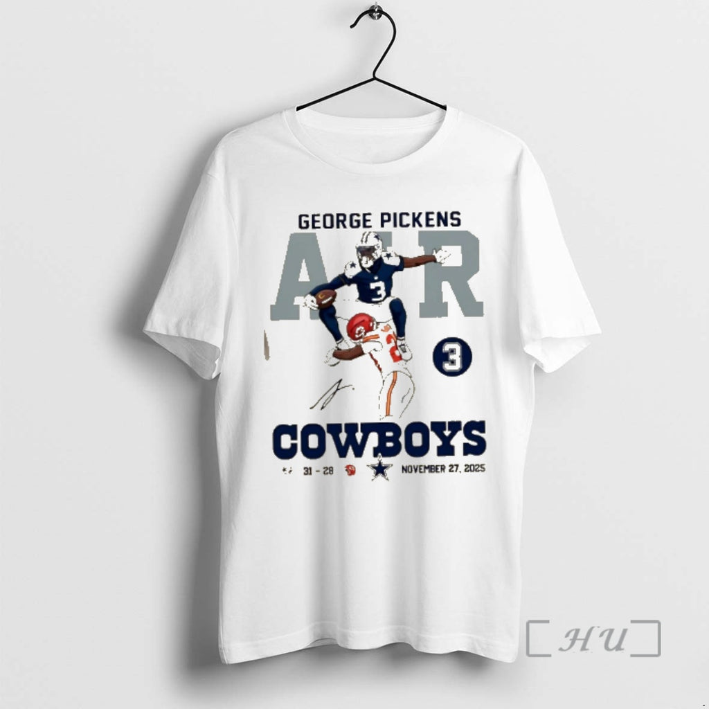 Trending George Pickens Dallas Cowboys Vs Kansas City Chiefs November 27 2025 Premium T Shirts
