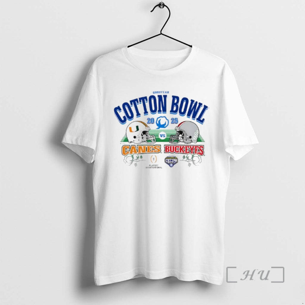 Trending Goodyear Cotton Bowl 2025 Canes Vs Buckeyes Playoff Quarterfinal