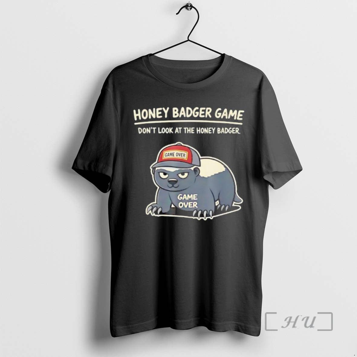 Trending Honey Badger Game Dont Look At The Honey Badger Game Over Premium T Shirts