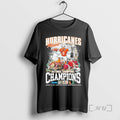 Trending Hurricanes Miami Mascots National Champions Hard Rock Stadium Miami Gardens Florida Premium T Shirts