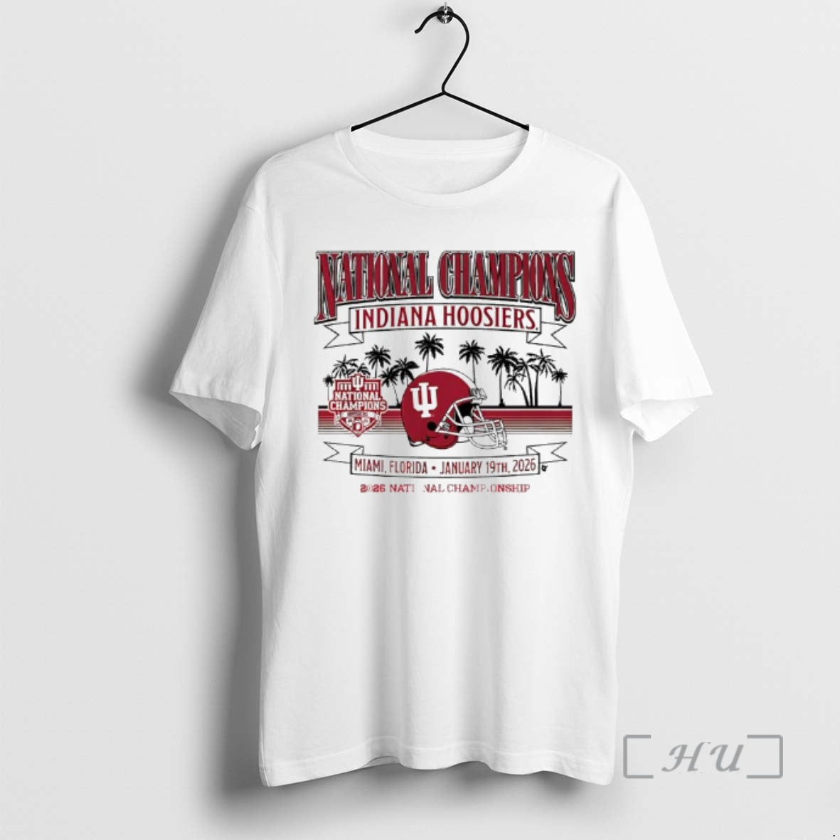 Trending Indiana Football 2026 Cfp National Champions Local Helmet Miami Florida Jan 19th Premium