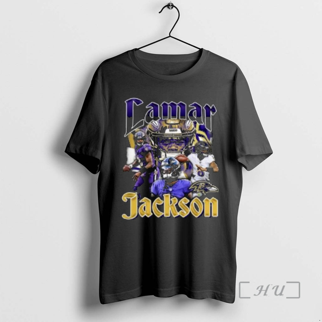Trending Lamar Jackson Baltimore Ravens Notorious Circle Black