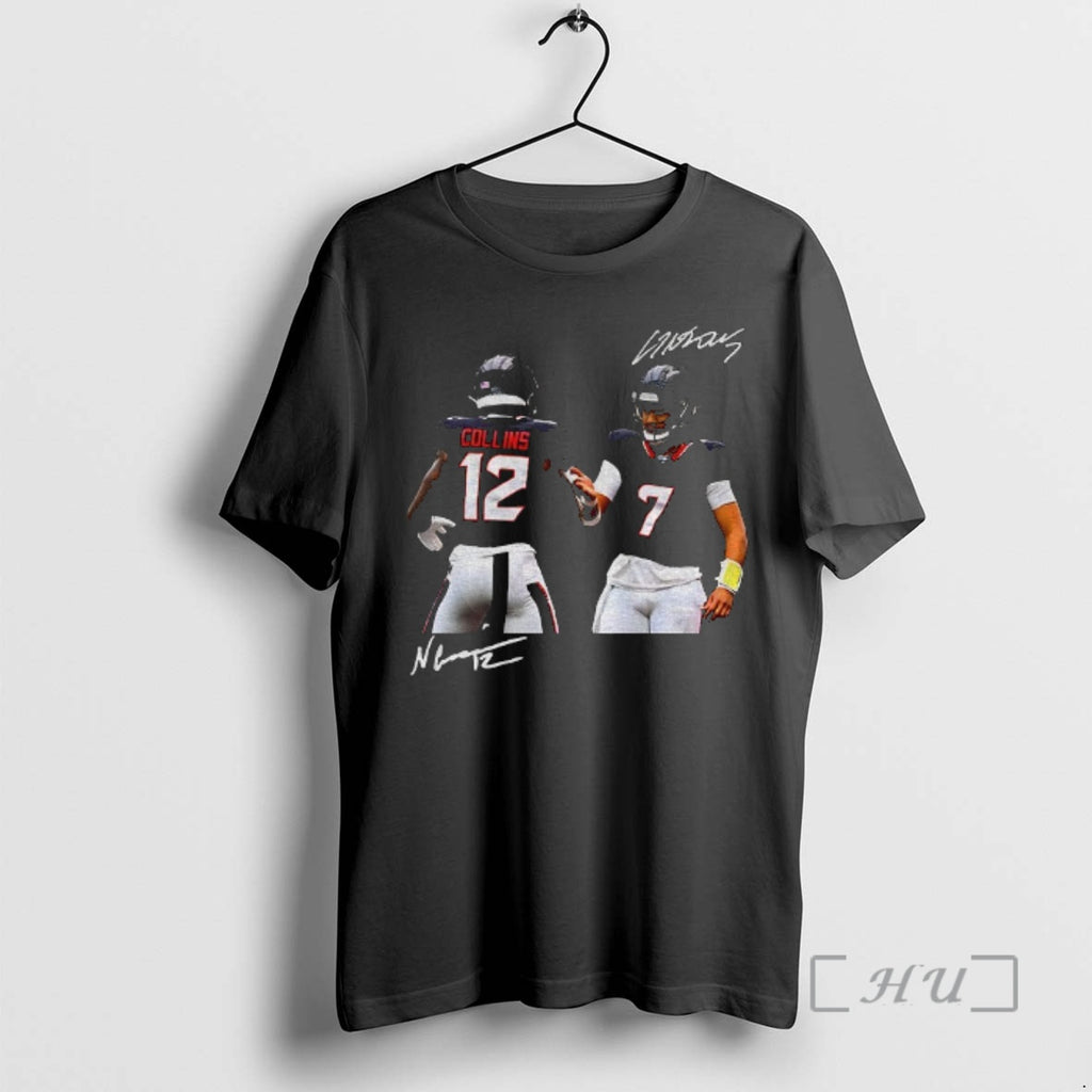 Trending Nico Collins And Cj Stroud Houston Texans Football Signature Vintage Premium T Shirts Sweater
