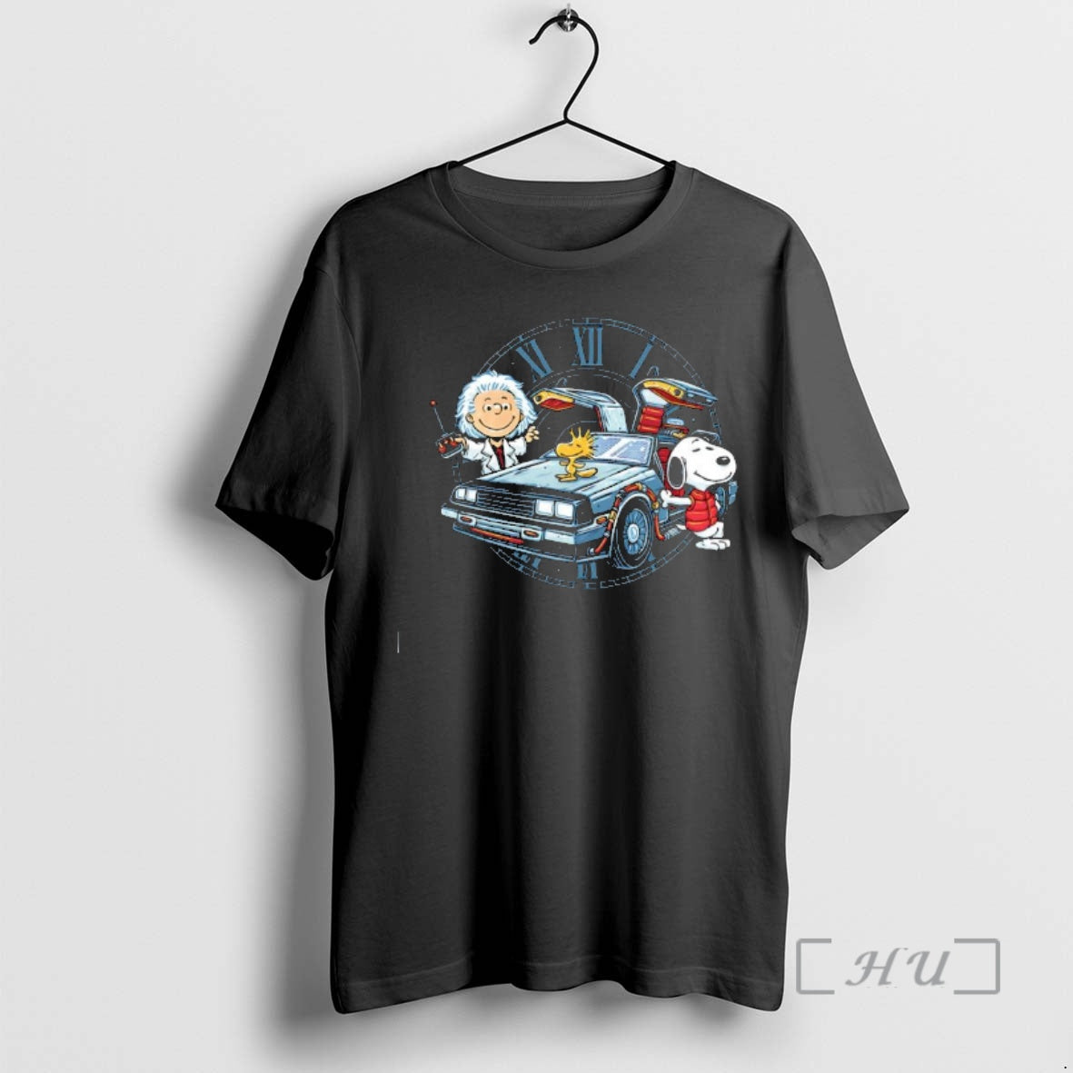 Trending Peanuts Characters Back To The Future Time Travel Buddies Graphic Premium T Shirts Sweater