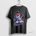 Trending Shohei Ohtani La Dodgers Cartoon Caricature Los Angeles Dodgers Mlb Baseball Premium T Shirts