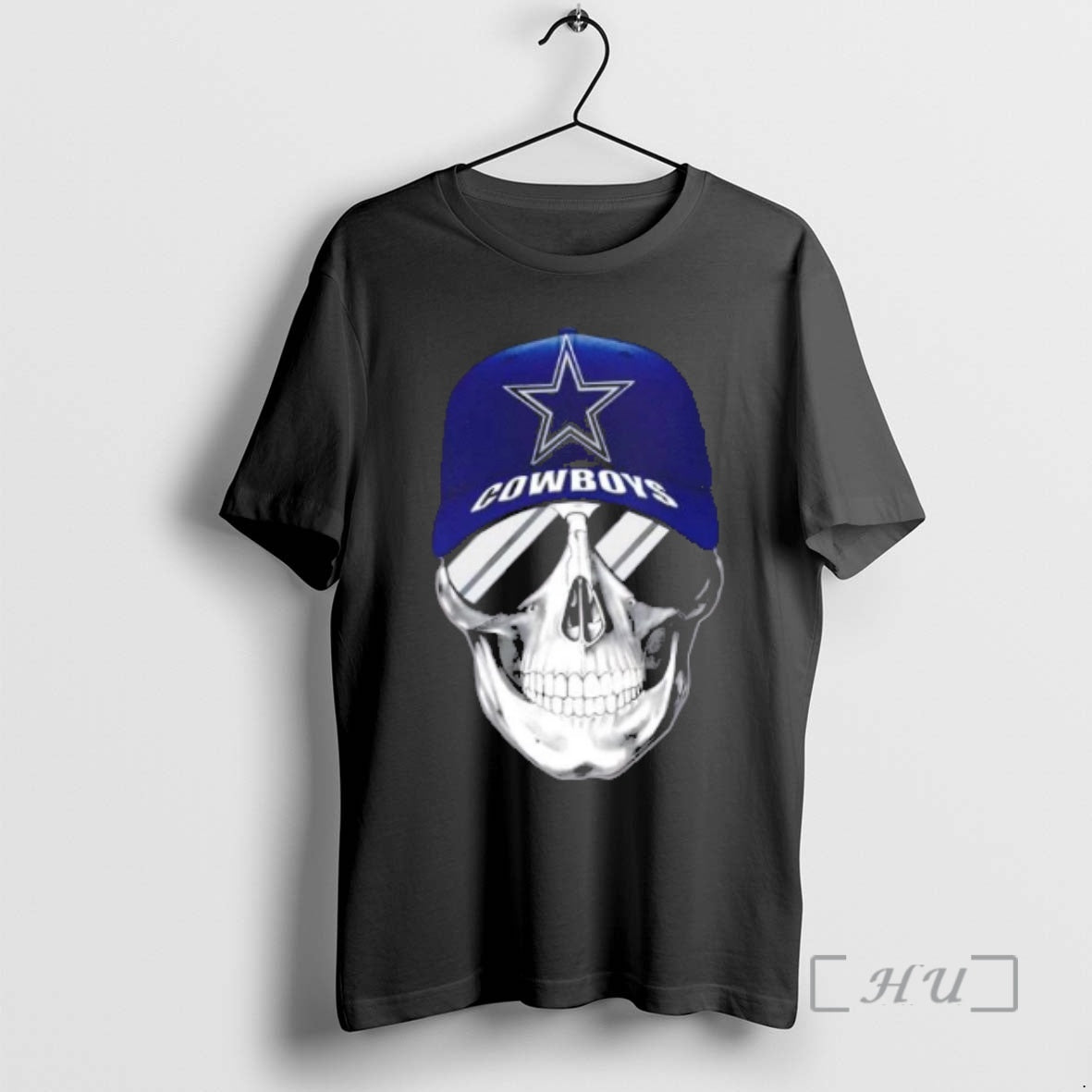 Trending Skull Wearing A Cap And Smile Dallas Cowboys Fans