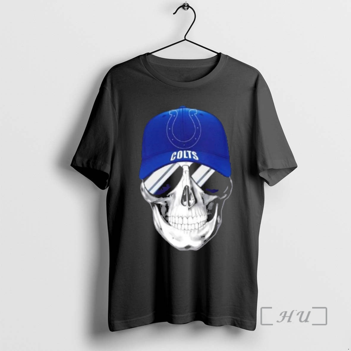 Trending Skull Wearing A Cap And Smile Indianapolis Colts Fans