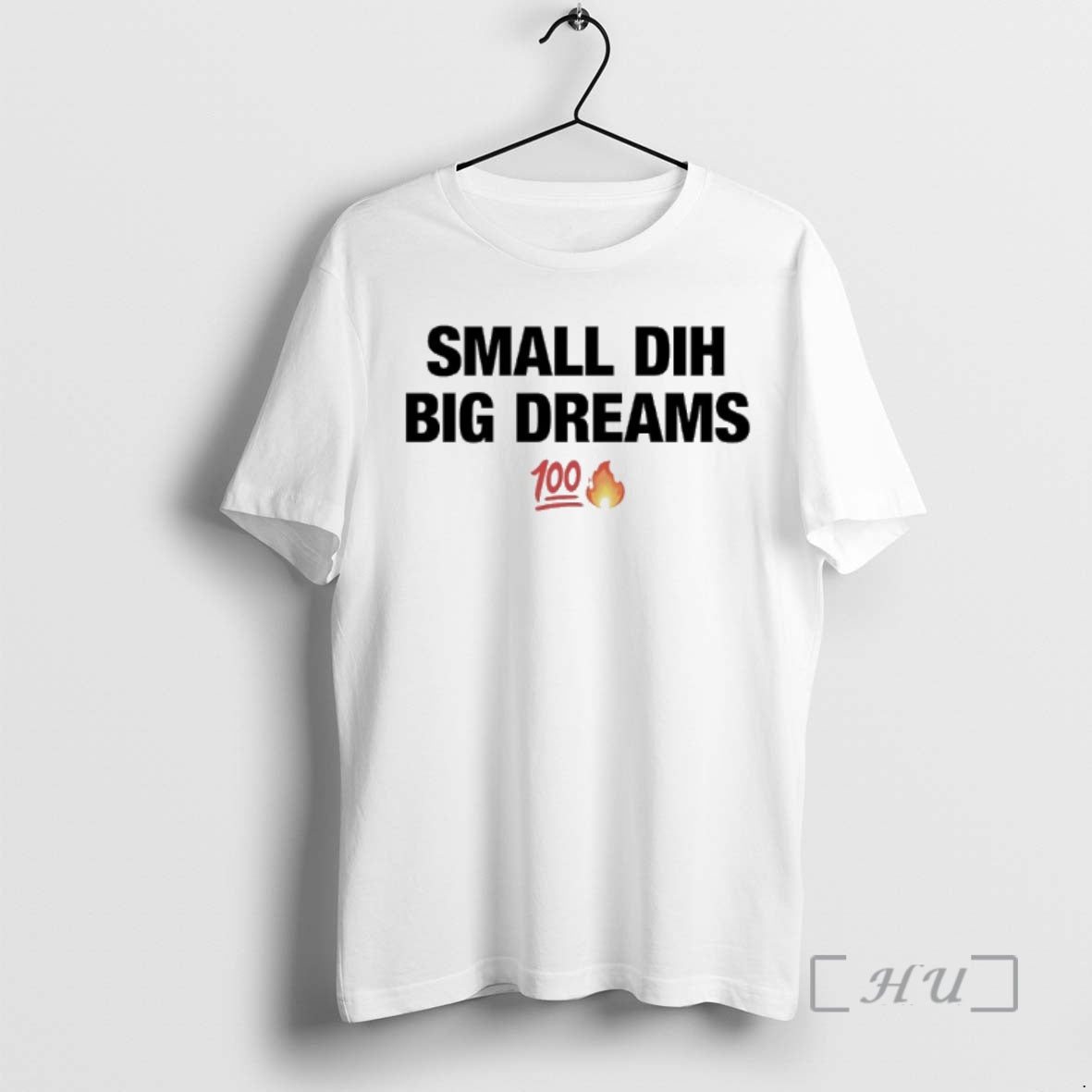 Trending Small Dih Big Dreams 100 Fire Emoji Icon