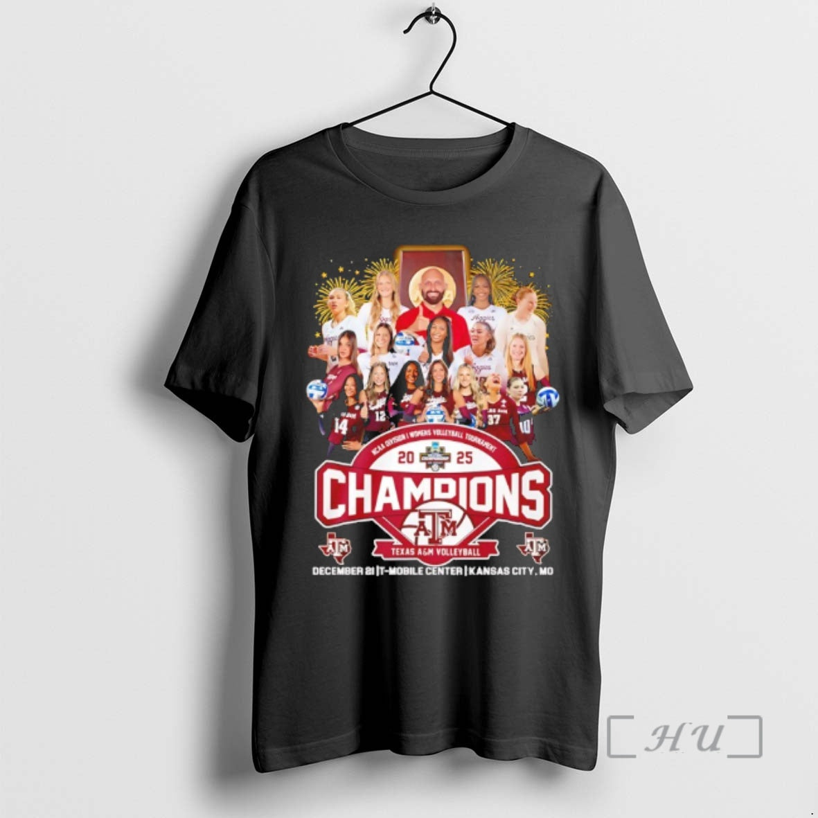 Trending Texas Am Aggies 2025 Ncaa Womens Volleyball National Champions All Team Premium T Shirts