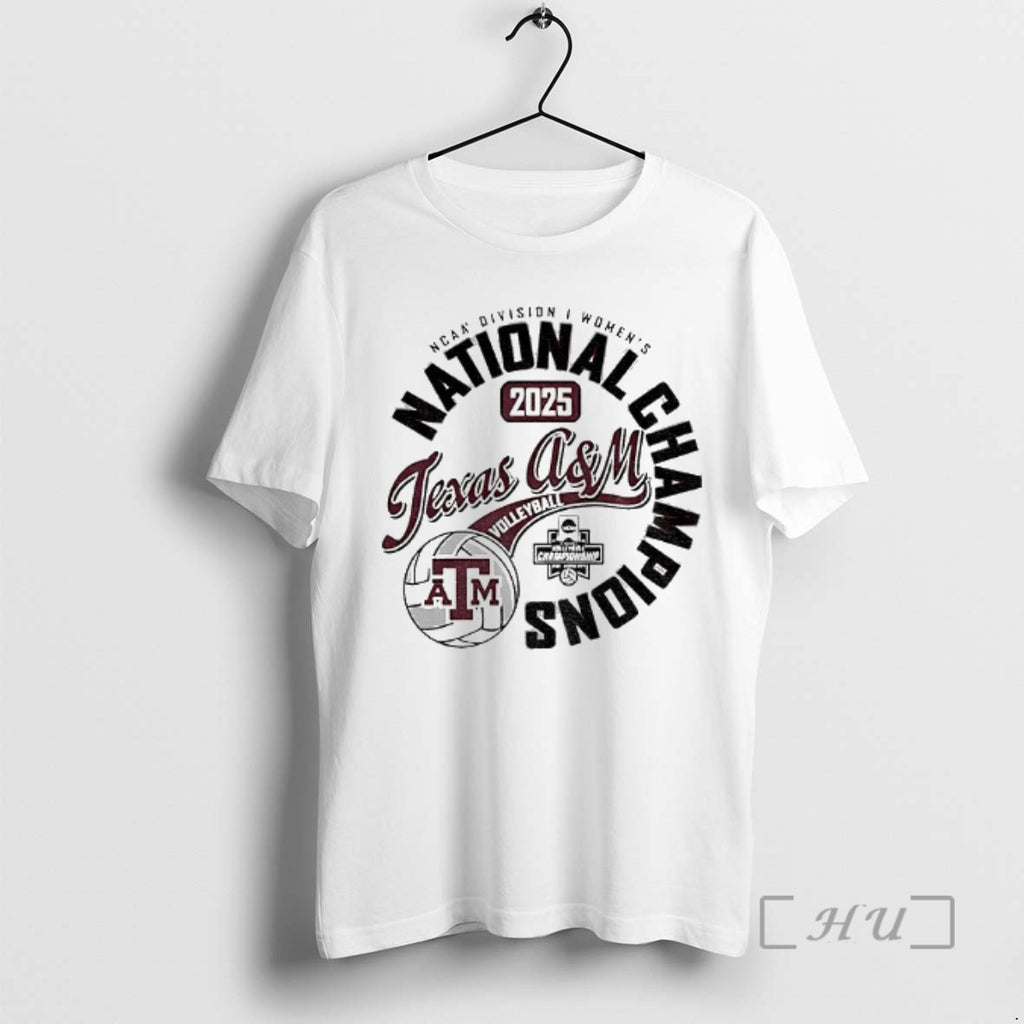 Trending Texas Am Aggies Ncaa Division I Womens Volleyball Championship 2025 Premium T Shirts Sweater