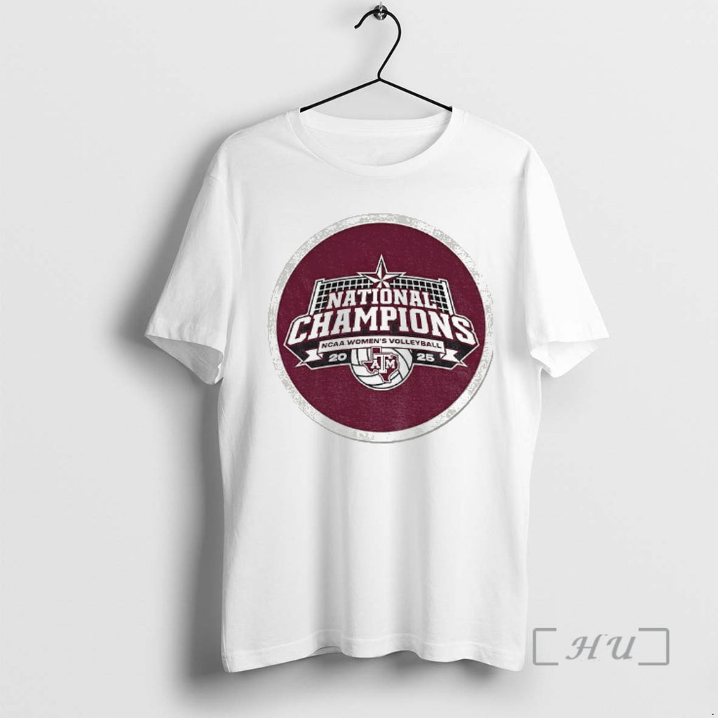 Trending Texas Am Aggies Souvenir 2025 Volleyball National Champs Logo