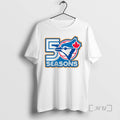 Trending Toronto Blue Jays 50 Seasons The Blue Jays In 2026 Premium T Shirts Sweater