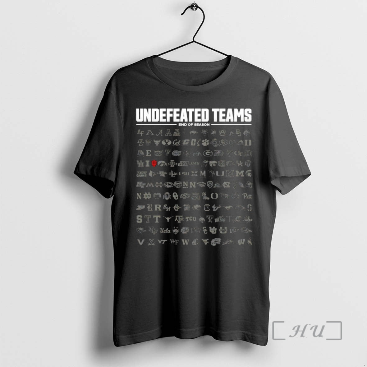 Trending Undefeated Teams End Of Season 2025 Indiana Hoosier Winner Cfp Logo Premium T Shirts