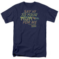 Back Future Say Hi Navy Navy Unisex T-shirt, Sweatshirt, Hoodie (1)