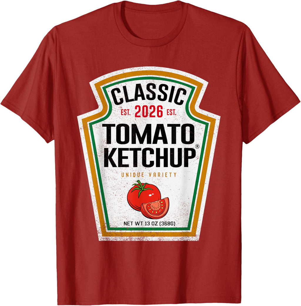 Red Ketchup Diy Halloween Costume Matching Group Ketchup (1)