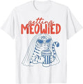 Getting Meowied Cat Bride Cat Wedding Unisex T-shirt, Sweatshirt, Hoodie (1)