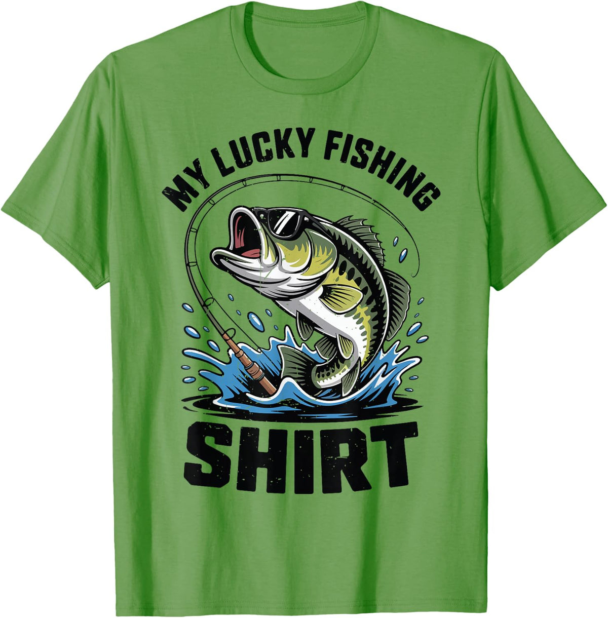 Boy Lucky Fishing Bass Fish Fishing Unisex T-shirt, Sweatshirt, Hoodie (1)