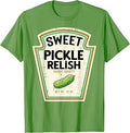 Halloween Pickle Relish Food Matching Costume Unisex T-shirt, Sweatshirt, Hoodie (1)