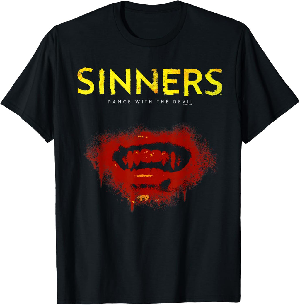 Dance Devil Bloody Vampire Lips Horror Unisex T-shirt, Sweatshirt, Hoodie (1)
