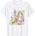 Princesses Tangled Rapunzel Pascal Water Color Art Unisex T-shirt, Sweatshirt, Hoodie (1)