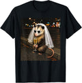 Bachelorette Possum Drinking Wine Feral Bride Newly Engaged (1)