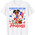 Puerto Rican Princess Puerto Rico Hispanic Heritage Unisex T-shirt, Sweatshirt, Hoodie (1)
